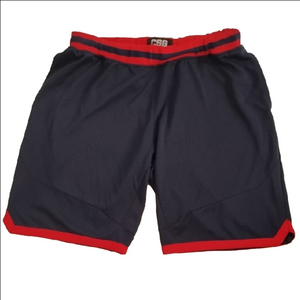 3/$20 CSG Men's Athletic Shorts - Navy and Red